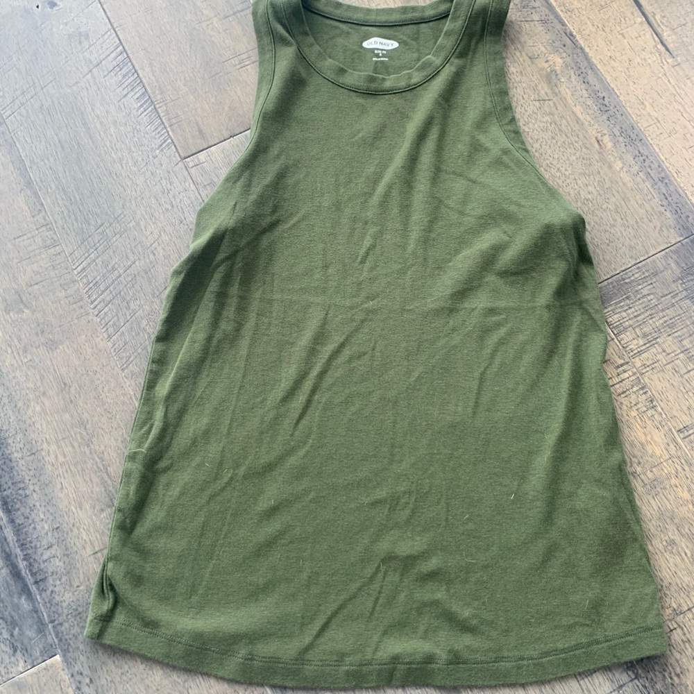 Olive old navy tank